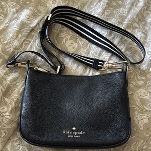 Kate Spade Black Leather Crossbody Bag